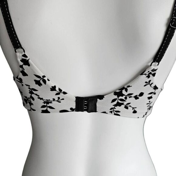 dark coquette floral bow bra - Picture 3 of 3